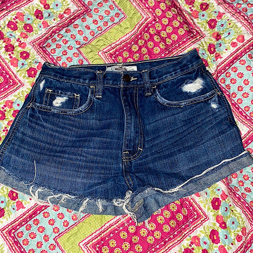 hollister jean shorts